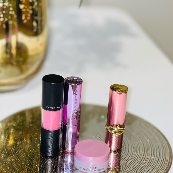 New Lip Bundle - MAC versicolor, McGrath shine, Urban Decay, Rose Cream